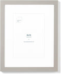 Opposite Wall - 8x10 in - Real Wood Grey Picture Frame - Lightweight, Versatile & Shatterproof - Wall Hanging & Tabletop Photo Frame - Office, Gallery & Home Decor