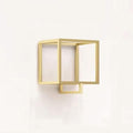 Metal Garment Racks in Boutique Clothing Stores Display,Wall-Mounted Hanging Potted Plants Clothes Shelf in Home,Towel Rack for Bathroom Storage Shelves (Gold, 11.8