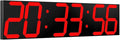 Digital Wall Clock, Oversize Led Digital Clock Large Display with Auto Dimmer, Huge Countdown Timer with Remote Control, 27