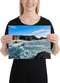 Bodega Bay Coastal Poster – Ocean Photography Wall Art Print – California Nature Landscape – Horizontal Seascape Decor – Picture for Living Room or Bedroom (11x14 inches) - Unframed Poster