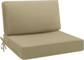 idee-home Outdoor Cushions for Patio Furniture, Outdoor Seat Cushion, Waterproof Hampton Bay Deep Seat Replacement Couch Chair Cushions for Garden Lawn Backyard Deck, 28.5 x 28.5