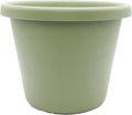 The HC Companies Classic Round Plastic Plant Pot w/Rolled Rim - Lightweight & UV Resistant Flower Pot for Herbs & More - Outdoor & Indoor Plant Pots w/Drainage (15.5 inch Seafoam, Pack of 1)