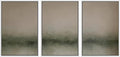 SIGNWIN Framed Wall Art Print Set Neutral Green Abstract Contemporary Misty Landscape Photography Modern Art Minimalist Closeup Dramatic for Living Room, Bedroom, Offic - 24