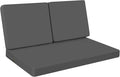 idee-home Outdoor Loveseat Cushions, Waterproof Patio Loveseat Cushion, Outside Couch Hampton Bay Deep Seat Cushion Replacement Set, Patio Love Seat Sofa Cushions for Furniture, 46