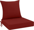 idee-home Outdoor Cushions for Patio Furniture, Waterproof Outdoor Seat Cushion Hampton Bay Deep Seat Replacement Cushions for Garden