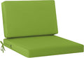 idee-home Outdoor Cushions for Patio Furniture, Outdoor Seat Cushion, Waterproof Couch Hampton Bay Deep Seat Replacement Chair Cushions for Garden Lawn Backyard Deck, 28.5 x 28.5 Green