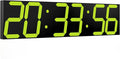Digital Wall Clock, Oversize Digital Clock with Auto Dimmer, Huge Countdown Timer with Remote Control, 27
