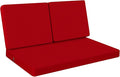 idee-home Outdoor Loveseat Cushions, Waterproof Patio Loveseat Cushion, Outside Couch Hampton Bay Deep Seat Cushion Replacement Set, Patio Love Seat Sofa Cushions for Furniture, 46