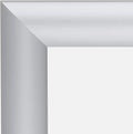 SnapeZo 2-Pack 24x36 Inches Silver Poster Frames, Front-Loading Snap Frame, 1