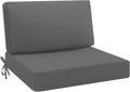 idee-home Outdoor Cushions for Patio Furniture, Waterproof Outdoor Seat Cushion Hampton Bay Deep Seat Replacement Cushions for Garden
