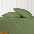 URBANHUT 700 Thread Count Egyptian Cotton Full Sheets, 4Pc Sheet Set Soft Luxury Bed Sheets for Full Size Bed, Sateen Weave Hotel Sheets, 14'' Elasticized Deep Pocket - Sage