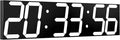 Digital Wall Clock, Oversize Led Digital Clock with Auto Dimmer, Huge Countdown Timer with Remote Control, 27