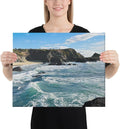 Bodega Bay Canvas Wall Art – Coastal Ocean Photography Print – California Nature Landscape Decor – Seascape Picture for Living Room or Bedroom (16x20 inches) Wrapped Canvas
