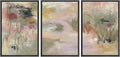 SIGNWIN Framed Canvas Print Wall Art Set Abstract Floral Garden in Soft Pastels Illustrations Modern Art Decorative Zen for Living Room, Bedroom, Office - 16