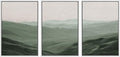 SIGNWIN Framed Canvas Print Wall Art Set Rolling Green Mountain Hill Environment Nature Wilderness Photography Modern Art Chic Landscape for Living Room, Bedroom, Office - 24