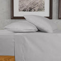 URBANHUT 700 Thread Count Egyptian Cotton Sheets California King Size, 4Pc Sheet Set Luxury Bed Sheets for California King Bed, Sateen Weave Hotel Sheets, 16'' Elasticized Deep Pocket - Silver Grey