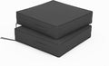 Patio Chair Cushions 19 X 19 X 4 Inch Waterproof Outdoor Seat Cushions for Patio Furniture, Outdoor Sofa Couch Pads with Ties & Handle, Set of 2, Grey
