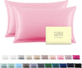 Silk Pillowcase for Hair and Skin,Soft,Breathable and Sliky 100% Silk Pillowcases King Set of 2,Both Sides Natural Mulberry Silk Pillow Cases with Hidden Zipper(King Size 20