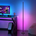 RGB Corner Floor Lights, Floor Lamp RGB Color Changing Corner Lamp LED Modern Floor Lamp with Bluetooth APP and Remote Control Music Sync, 65