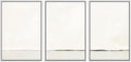 SIGNWIN Framed Canvas Print Wall Art Set Duotone Gray White Grunge Pastel Landscape Shapes Abstract Illustrations Modern Art Decorative Nordic Zen for Living Room, Bedroom, Office - 24