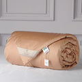 CUDDLE DREAMS Silk Filled Comforter for All Season, Detachable Tencel Duvet Cover for Easy Care, Naturally Breathable (Bronze, Twin)