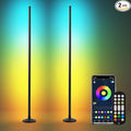 SUNMORY 2 Pack RGB LED Floor Lamp, 57