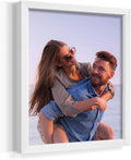 Renditions Gallery 11X14 Custom Photo Prints with Real Wood Picture Frames. Create Personalized Photos with Peel & Stick Photo Frames. Single, White Frame