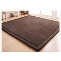 Loartee Coral Velvet Crawling Rugs Area Rugs Play Mat (6'8