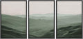 SIGNWIN Framed Canvas Print Wall Art Set Rolling Green Mountain Hill Environment Nature Wilderness Photography Modern Art Chic Landscape for Living Room, Bedroom, Office - 24