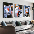 Canvas Wall Art Aesthetic Abstract Graffiti Large 32