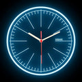 25ck1491 OSQUARE Home Decor Shop Living Room Man Cave Garage Illuminated Designer Wall Clock Flexible Flex Neon Clock 7 Colors 10