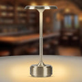 5200mAh Rechargeable Cordless LED Table Lamps Touch Sensor Light, 3-Levels Portable Dimming Wireless Battery Operated Lamp,Night Light/Restaurant Table/Outdoor/Coffee/Bar (Sliver)