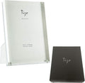 TIZO Design Vertical 4x6 Lucite Picture Frame, Durable 1 Inch Thick Clear Lucite Magnetic Closures, Elegant & Practical Boutique Quality Photo Frame (Multiple Colors Available) (With Gift Box)