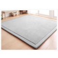 Loartee Nursery Rug Coral Velvet Crawling Rugs Mat Area Rugs Play Crawling Mat(6'8