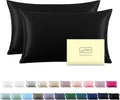 Silk Pillowcase for Hair and Skin,Soft,Breathable and Sliky 100% Silk Pillowcases King Set of 2,Both Sides Natural Mulberry Silk Pillow Cases with Hidden Zipper(King Size 20