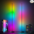 Corner Floor Lamp 2 Pack, RGBWW IC LED Corner Lamp 70