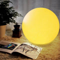 10-in Glowing LED Ball Light, Dimmable 16 RGB Color 4 Mode Glowing Orb Lights w/Remote, Rechargeable Light Up Ball Orb Lamp, Waterproof Outdoor Globe Lights Mood Lamp for Home Garden Party Path Decor