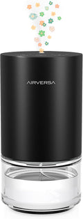 Essential Oil Diffuser Waterless Aromatherapy Diffusers for Home Large Room, Bedroom, Car, Office, Desk, Battery Operated, Small Diffuser for Pure Scent, 100mL Capacity, AN9 (Black)