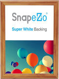SnapeZo Wood Effect 24x30 Poster Frame, Front-Loading, Wall Mount, Aluminum 1