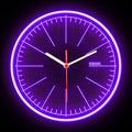 25ck1491 OSQUARE Home Decor Shop Living Room Man Cave Garage Illuminated Designer Wall Clock Flexible Flex Neon Clock 7 Colors 10