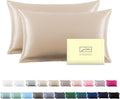 Silk Pillowcase for Hair and Skin,Soft,Breathable and Sliky 100% Silk Pillowcases King Set of 2,Both Sides Natural Mulberry Silk Pillow Cases with Hidden Zipper(King Size 20