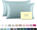 Silk Pillowcase for Hair and Skin, Soft, Breathable and Sliky Pillow Case, Both Sides Natural Mulberry Silk Pillowcases with Hidden Zipper (Standard Size 20
