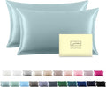 Silk Pillowcase for Hair and Skin,Soft,Breathable and Sliky 100% Silk Pillowcases King Set of 2,Both Sides Natural Mulberry Silk Pillow Cases with Hidden Zipper(King Size 20
