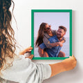 Renditions Gallery 8X10 Custom Photo Prints with Real Wood Picture Frames. Create Personalized Photos with Peel & Stick Photo Frames. Single, Green Frame