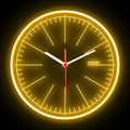 25ck1491 OSQUARE Home Decor Shop Living Room Man Cave Garage Illuminated Designer Wall Clock Flexible Flex Neon Clock 7 Colors 10
