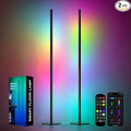 Corner Floor Lamp, 2 Pack RGB IC Corner Lamp 55