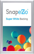 SnapeZo Silver Letter Frame 8.5x14 Inches, 1 Inch Profile, Front Loading Snap Display, Wall Mounted, Professional Series