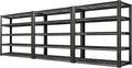 REIBII Garage Shelving 3000LBS, Heavy Duty Storage Shelves, Adjustable Industrial Metal Shelving Unit for Garage, Basement, Pantry, Warehouse,Commercial, 36