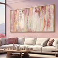 SOUGUAN Pink Wall Decor Contemporary Canvas Wall Art Abstract Wall Artwork 36