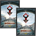 SnapeZo 2-Pack 24x36 Inches Black Poster Frames, Front-Loading Snap Frame, 1
